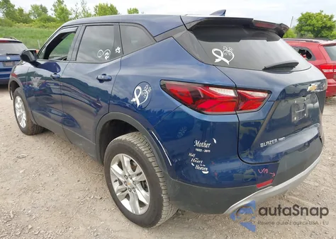 2022 Chevrolet Blazer Awd 2Lt from USA, damaged, VIN 3GNKBHR43NS132555